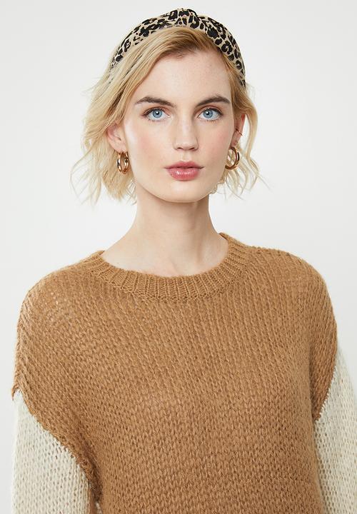 Vero Moda - Apollo ls o-neck blouse - tobacco brown