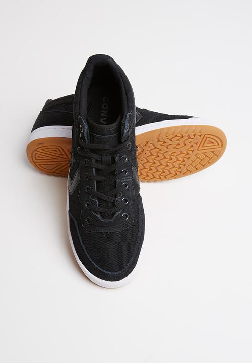 Converse - Ctas fast break summer textile mid y  - black/white