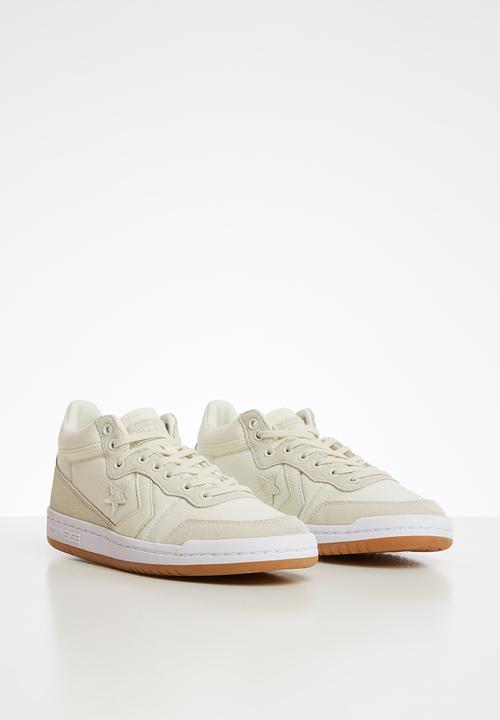 Converse - Ctas fast break summer textile mid y  - egret/white