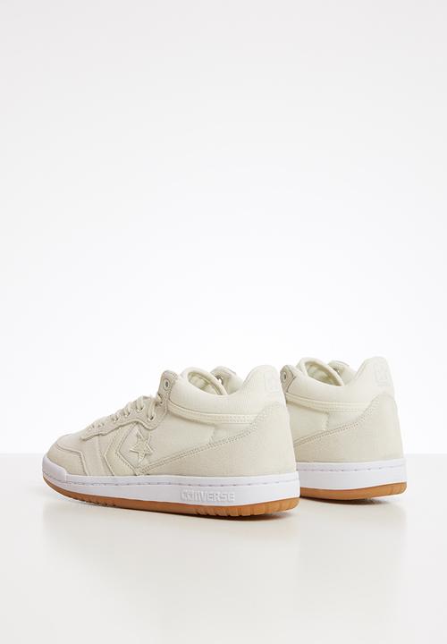 Converse - Ctas fast break summer textile mid y  - egret/white