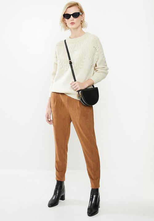 ONLY - Anelia long sleeve  pullover - almond milk