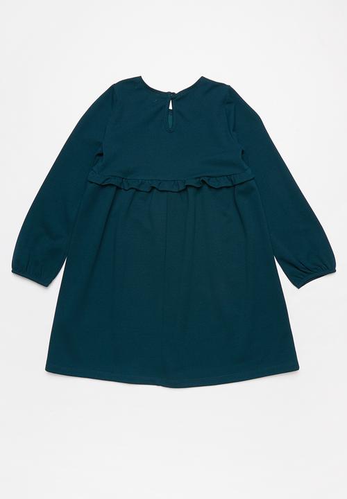 Superbalist - Tweens textured dress - teal