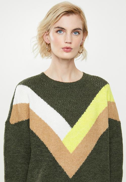 ONLY - Fcora long sleeve pullover - multi 