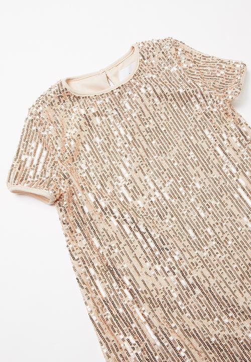 Superbalist - Sequin dress - rose gold