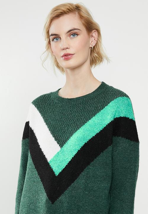 ONLY - Fcora long sleeve pullover - multi 