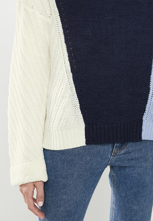 ONLY - Vincina long sleeve rollneck pullover - multi 
