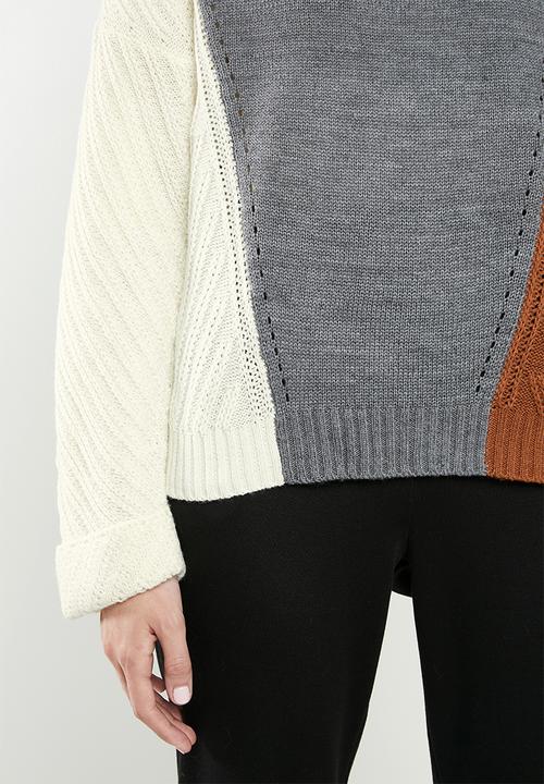 ONLY - Vincina long sleeve rollneck pullover - multi 