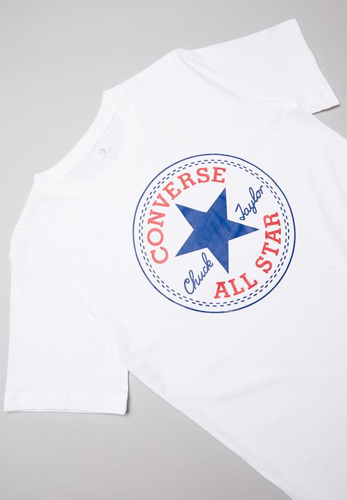 Converse - Converse boys chuck patch tee - white