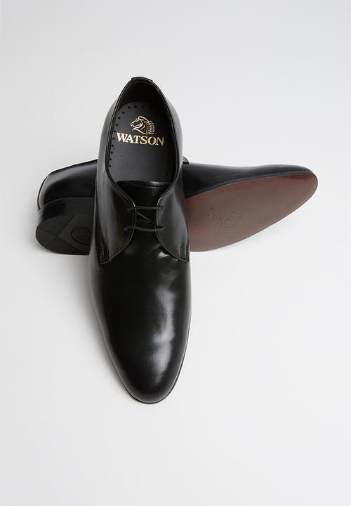 Watson - Leo leather shoe - black