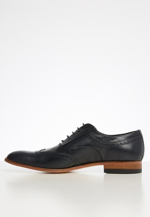 Watson - Leonard leather brogue -  dark navy