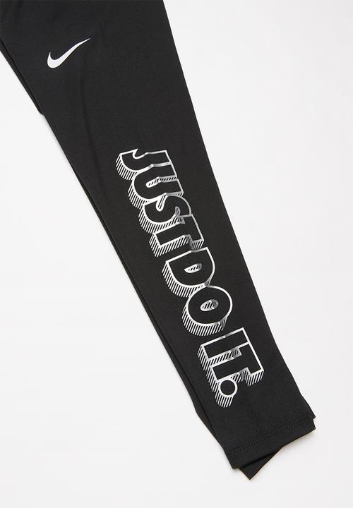 Nike - Nkg iridescent jdi legging - black