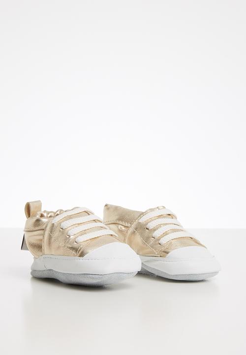 shooshoos - Soulshine sneaker - gold & white