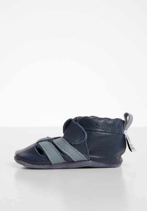 shooshoos - Leather Benson - navy