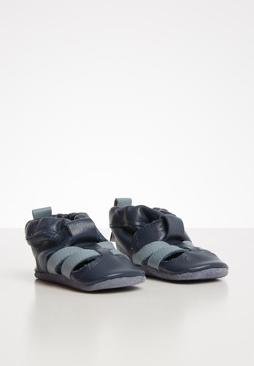 shooshoos - Leather Benson - navy