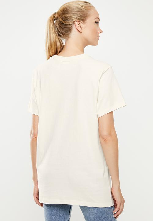 adidas Originals - Fakten graphic print T-shirt - cream 