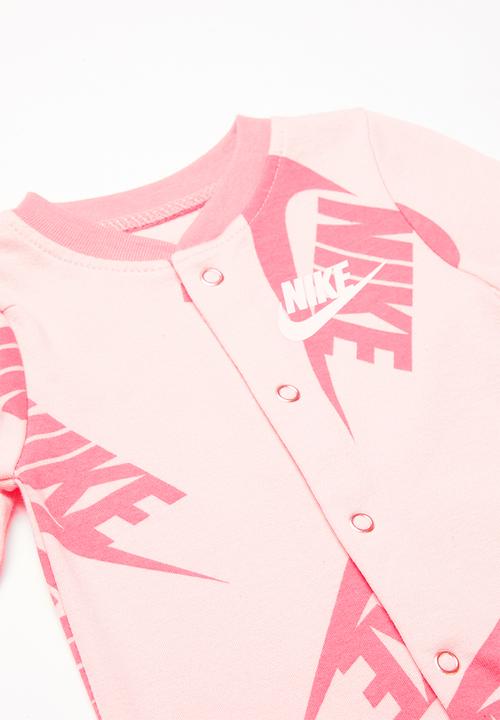 Nike - Nkn nsw footed coverall bib - echo pink