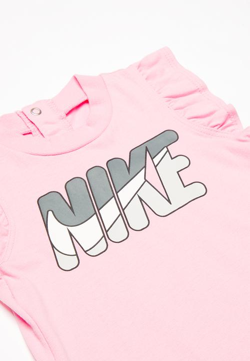 Nike - Nkg Nike romper w headband - pink & grey 