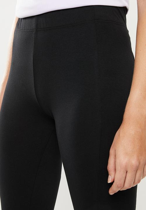 adidas Performance - Stacked tights - black & white