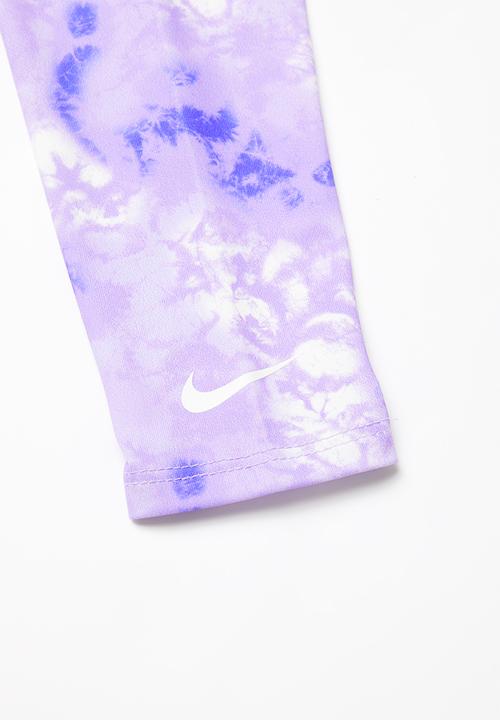 Nike - Nkg peplum tunic legging set - purple agate