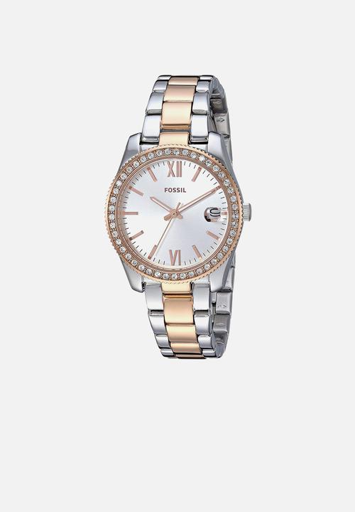 Fossil - Scarlette - silver & rose gold