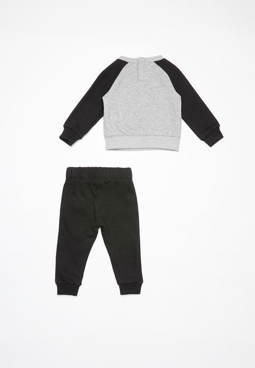 Nike - Nkg nsw heathered crew pantset - black