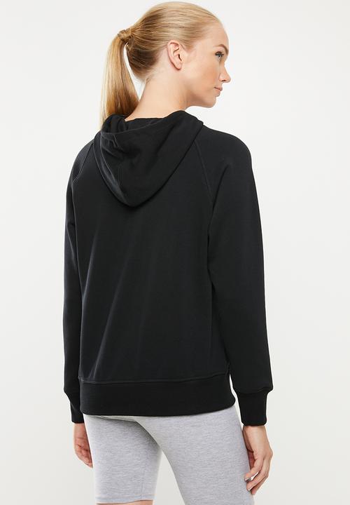 New Balance  - Essentials stack logo hoodie - black