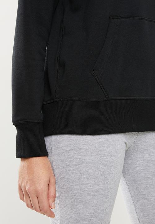New Balance  - Essentials stack logo hoodie - black