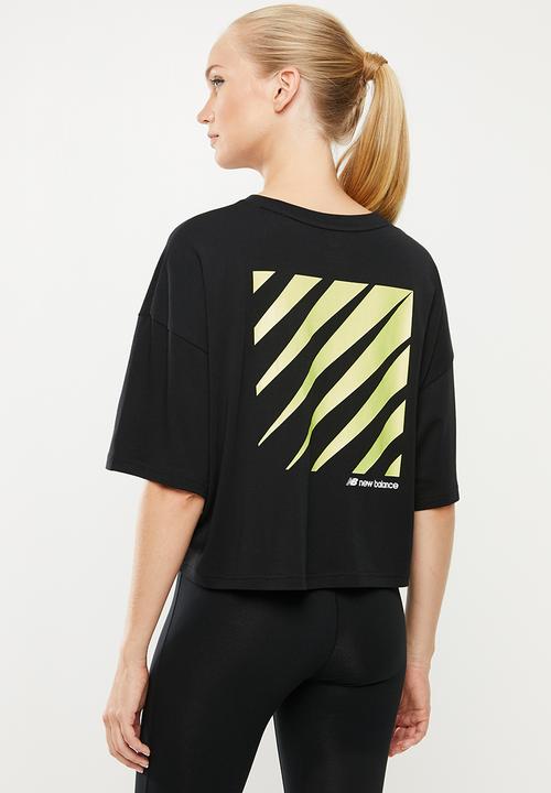New Balance  - Optiks boxy tee - black