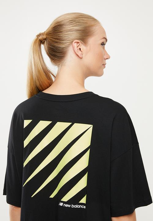New Balance  - Optiks boxy tee - black
