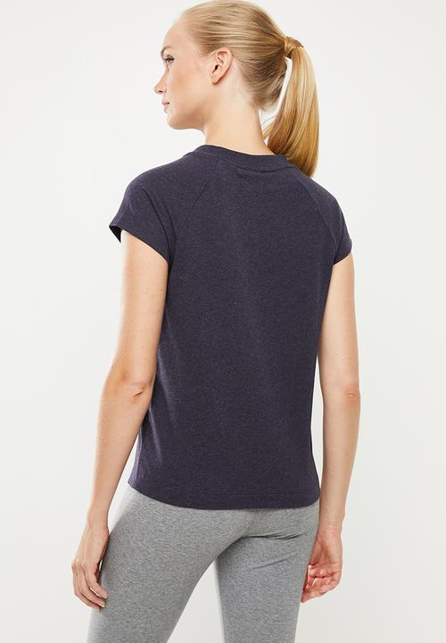 Reebok - Te texture logo tee - navy