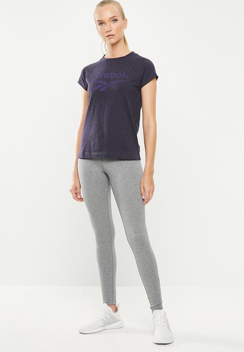 Reebok - Te texture logo tee - navy