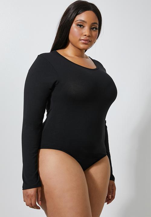 Superbalist - 2 Pack high neck bodysuit - black/grey melange