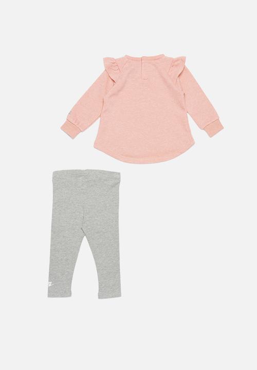 Nike - Nkg sparkle ft tunic legging - pink & grey 