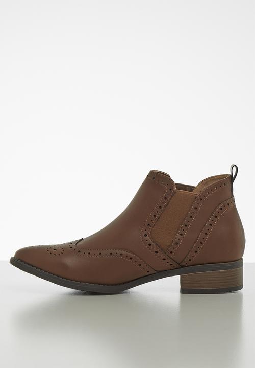 Jada - Decorative chelsea boot - brown