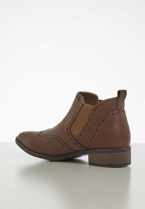 Jada - Decorative chelsea boot - brown