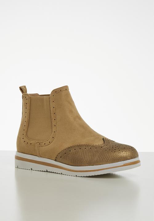 Jada - Flatform ankle boot - neutral