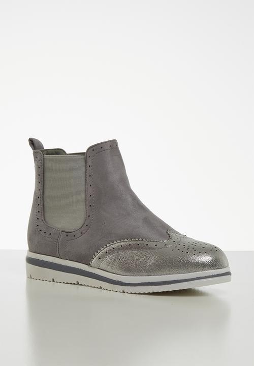 Jada - Flatform ankle boot - grey