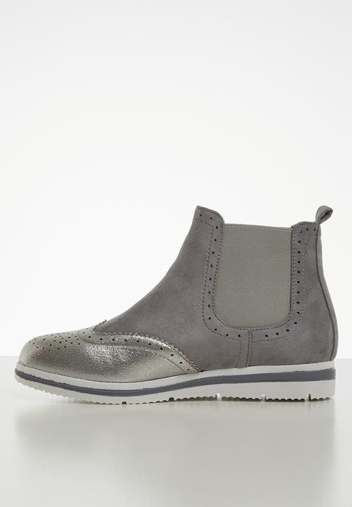 Jada - Flatform ankle boot - grey
