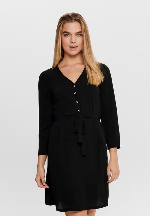 Jacqueline de Yong - Neeve midi dress - black