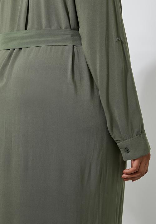 Superbalist - Maxi shirt dress - khaki 