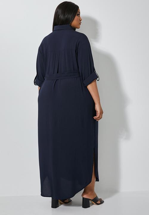 Superbalist - Maxi shirt dress - navy
