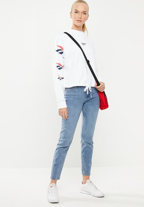 Reebok - Classics crop crew - white