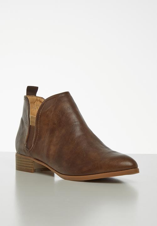 Jada - Brush ankle boot - brown