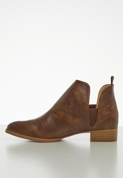 Jada - Brush ankle boot - brown