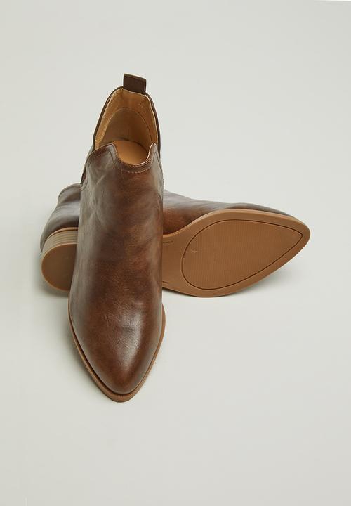 Jada - Brush ankle boot - brown