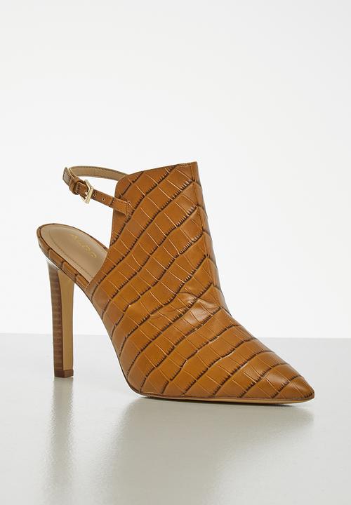 ALDO - Firleigh leather heel - brown
