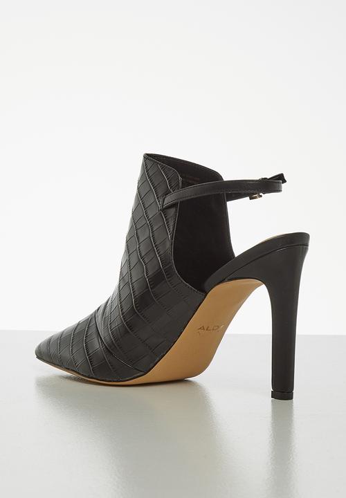 ALDO - Firleigh leather heel - black