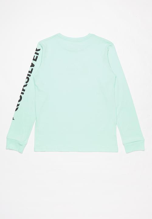 Quiksilver - Teens comp logo long sleeve - blue