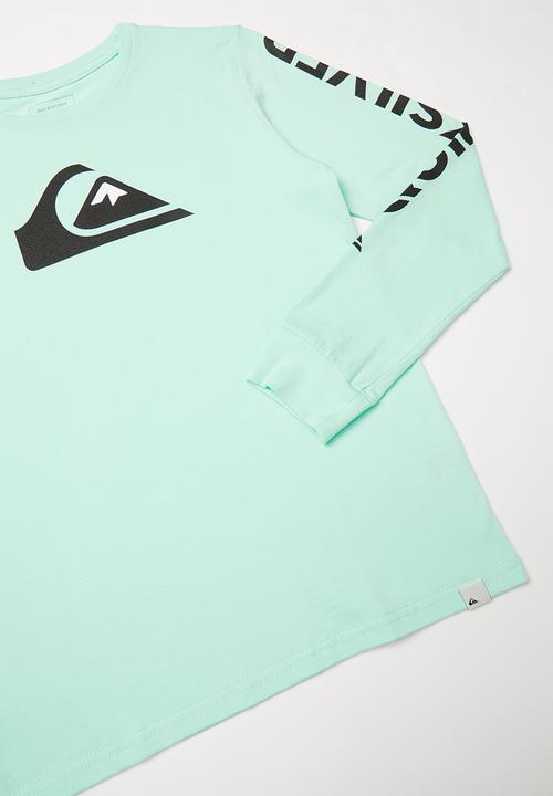 Quiksilver - Teens comp logo long sleeve - blue