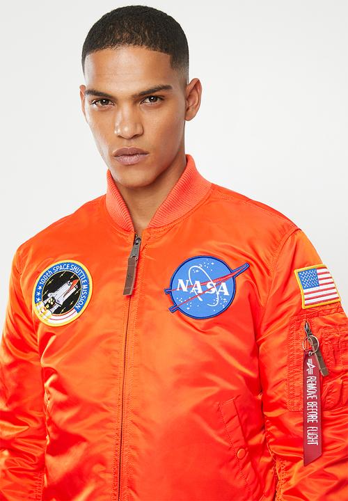 Alpha Industries - Ma-1 vf nasa camo - orange